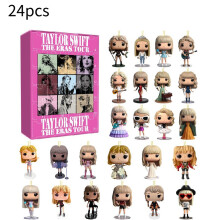 (Style C)Schlüsselanhänger Weihnachten 24 Tage Countdown Adventskalender Taylor Swift Blindbox