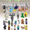 Série Minecraft 29 pièces lot blocs de construction minifigure mini jouets modèle décoration cadeau 2