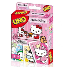 (Pink Sanrio)Uno Avengers Mario Cars Pikachu Sanrio Paw Patrol Poker Card Gioco da Tavolo Prop