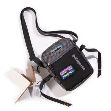 (Black)Patagonia Tasche praktische Umhängetasche Herren Damen Reise Schultertasche Kuriertasche