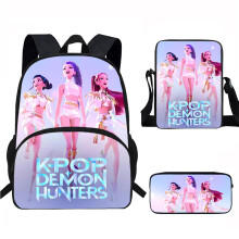 (Style 5)Kpop Demon Hunters Kind Schulrucksack Set Atmungsaktiv Stoff Schüler Grundschule