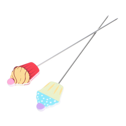 2Pcs Stainless Steel Cake Testers for Baking Doneness Assorted Color 2