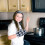 Kitchen Oven Heat Mitts Blue Cotton 1 Pair 6