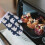 Kitchen Oven Heat Mitts Blue Cotton 1 Pair 2