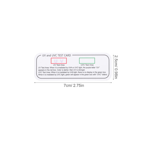 Multi UV Identifikationskarten 20 Einfache Bedienung Anzeige 1