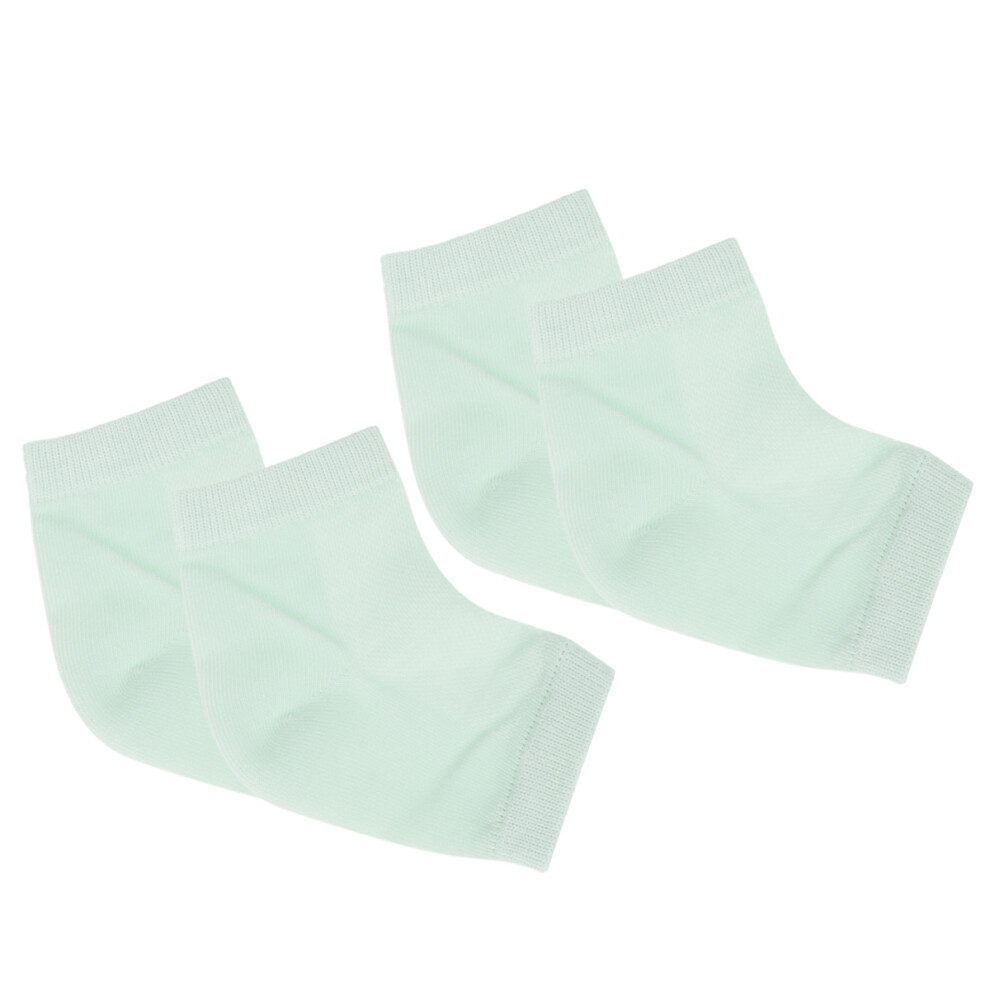 2 Pairs Silicone Gel Heel Protectors Socks for Men and Women-image-OPC-PJFTCTZ-NEW