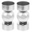 2 Pcs Handrail End Cover Stair Caps Black Round Covers Connectors 6