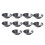 24Pcs Aluminum Reusable Baking Molds Silver Non-Stick Egg Tart Pans 1