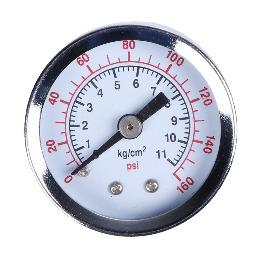 0-160 Psi Bar Npt Side Mount Air Compressor Vacuum Pressure Gauge 3033542818021