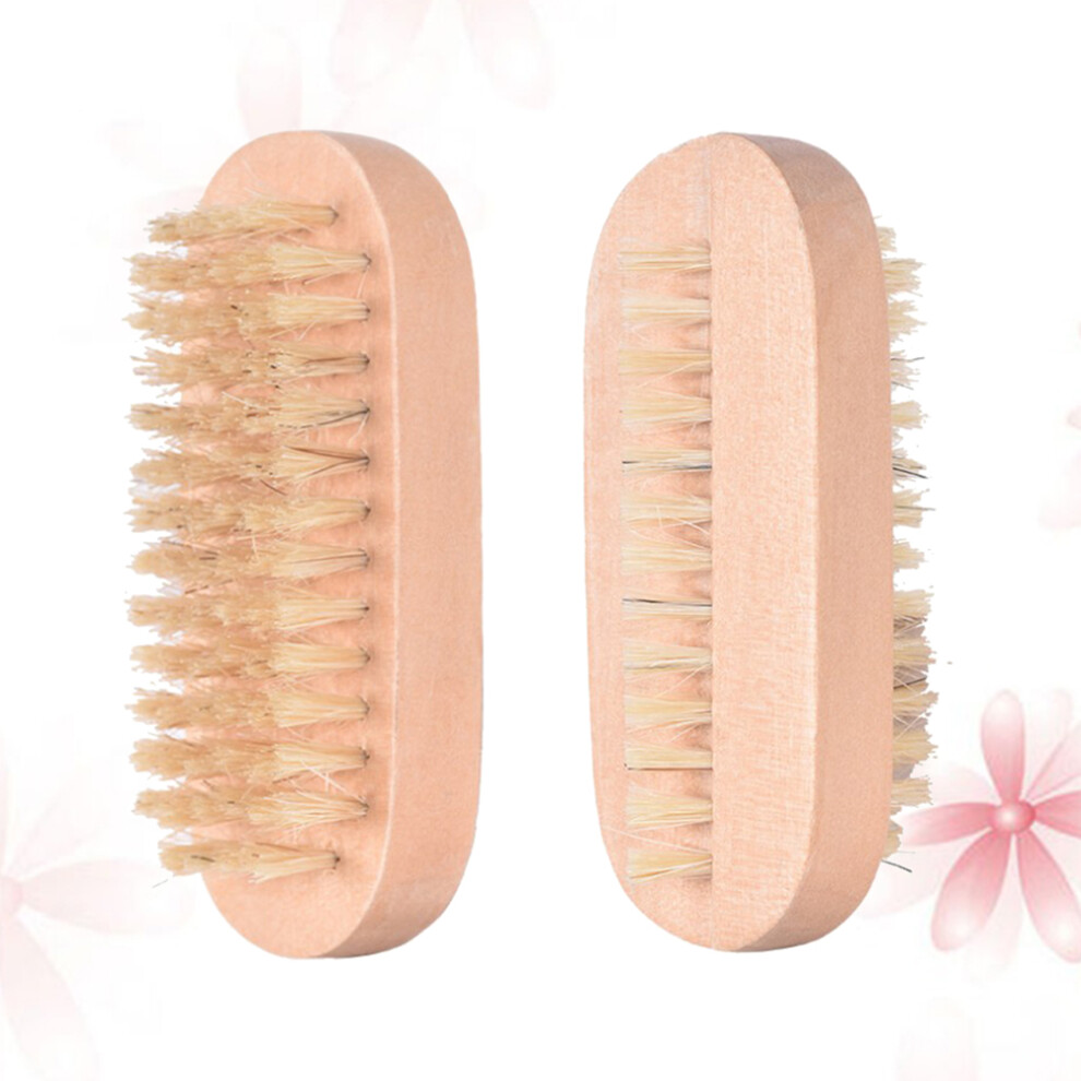 Happyyami 2 Pcs Scrubber Nail For Cleaning Nails Deep Cleansing Brush