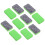 10Pcs Lightweight Felt Whiteboard Erasers for Home Office Training 9