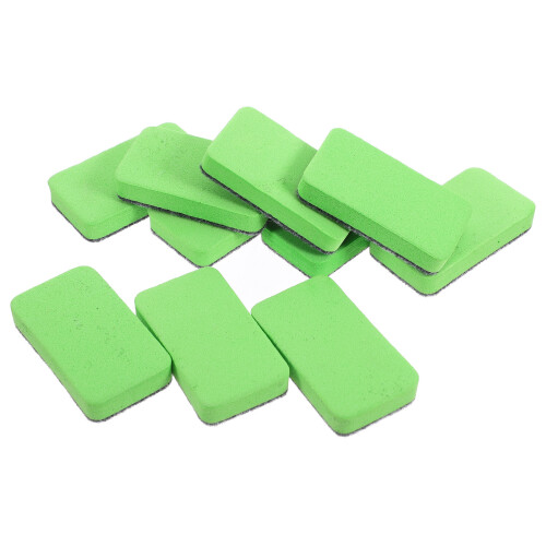 10Pcs Lightweight Felt Whiteboard Erasers for Home Office Training