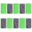 10Pcs Lightweight Felt Whiteboard Erasers for Home Office Training 7