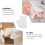 40Pcs White Reusable Kitchen Cleaning Gloves Comfortable Household Use 8