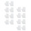 40Pcs White Reusable Kitchen Cleaning Gloves Comfortable Household Use 5