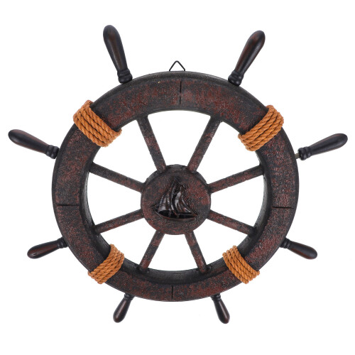 Nautische Schiffsrad Wandkunst Schiff Wandkunstdekor