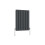 AICA (600x408mm Double) Horizontal flat radiator anthracite all sizes 5