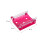 Red Slide Drawer Organizer Stainless Steel Fixed Space Saver Rack 3