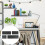 4Pcs Wooden Storage Racks Floating Shelves Organizing Stands 5