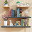 4Pcs Wooden Storage Racks Floating Shelves Organizing Stands 9