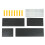 4Pcs Wooden Storage Racks Floating Shelves Organizing Stands 1