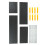 4Pcs Wooden Storage Racks Floating Shelves Organizing Stands 4