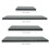 4Pcs Wooden Storage Racks Floating Shelves Organizing Stands 2
