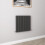 AICA (600x612mm Double) Horizontal flat radiator anthracite all sizes 1