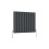 AICA (600x612mm Double) Horizontal flat radiator anthracite all sizes 5