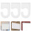 10pcs Practical Scroll Hooks for Wall Poster Fixing and Replacement 2