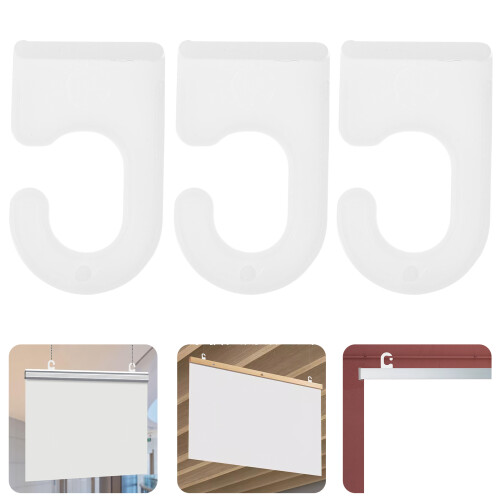 10pcs Practical Scroll Hooks for Wall Poster Fixing and Replacement 1