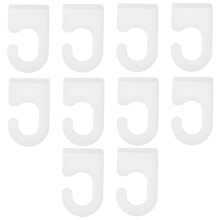 10pcs Practical Scroll Hooks for Wall Poster Fixing and Replacement