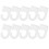 10pcs Practical Scroll Hooks for Wall Poster Fixing and Replacement 9