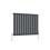 AICA (600x748mm Single) Horizontal flat radiator anthracite all sizes 5