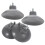 4Pièces Ventouses PVC Grises Pour Embosseuse À Saucisse 2