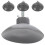4Pièces Ventouses PVC Grises Pour Embosseuse À Saucisse 9