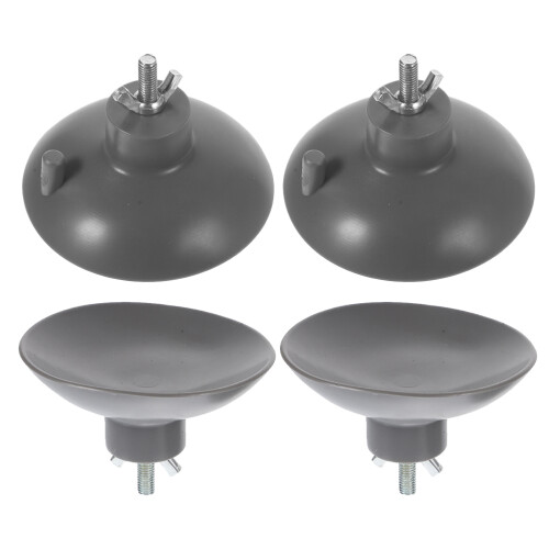 4Pièces Ventouses PVC Grises Pour Embosseuse À Saucisse