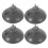 4Pièces Ventouses PVC Grises Pour Embosseuse À Saucisse 5