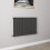 AICA (600x884mm Single) Horizontal flat radiator anthracite all sizes 1