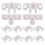 12Pcs Plastic Ball Roller Catch Door Latches for Furniture Use 11