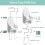 Ironing Board Holder Wall Mount White Ironing Board Hanger With Removable Hooks Storage Organizer Shelf 4
