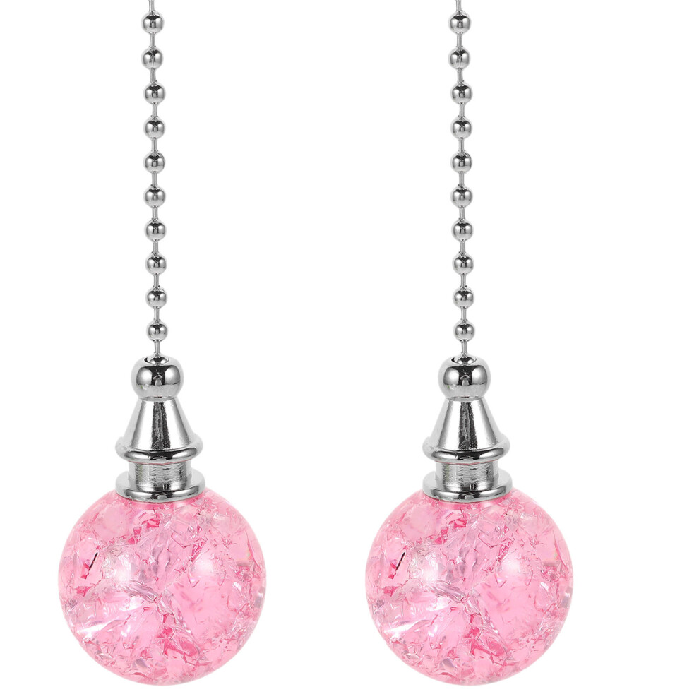 2 Pcs Pull Chain For Ceiling Fans Decorative Chandelier Pink-image-OPC-PJFV95V-NEW