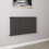 AICA (600x1020mm Single) Horizontal flat radiator anthracite all sizes 1