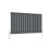 AICA (600x1020mm Single) Horizontal flat radiator anthracite all sizes 5