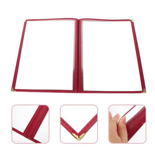 PVC Protecteur Menu Papier Pour Café Bar Restaurant Multi 2