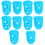 10pcs silicone finger guards for guitar ukulele beginner xs 9