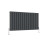 AICA (600x1020mm Double) Horizontal flat radiator anthracite all sizes 5