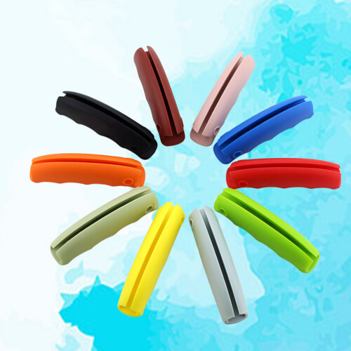 6 Pcs Silicone Bag Holder With Self-Locking Grip For Grocery Shopping 2