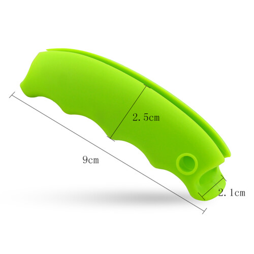 6 Pcs Silicone Bag Holder With Self-Locking Grip For Grocery Shopping 1