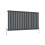 AICA (600x1156mm Single) Horizontal flat radiator anthracite all sizes 5